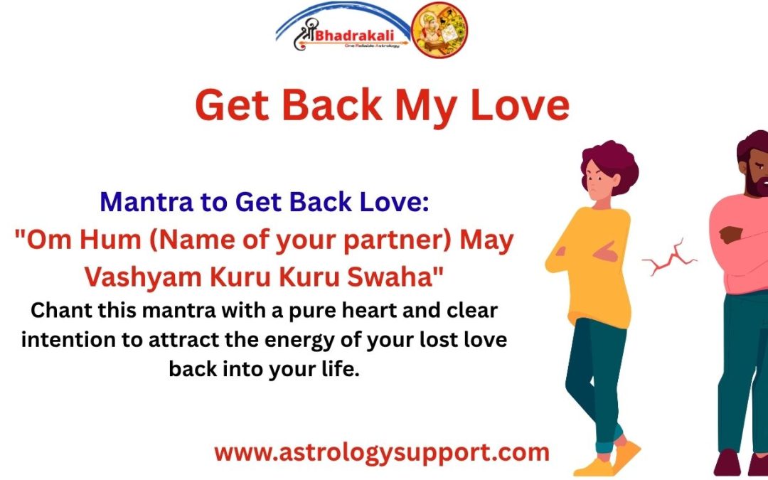Get Back My Love – Astrology Support